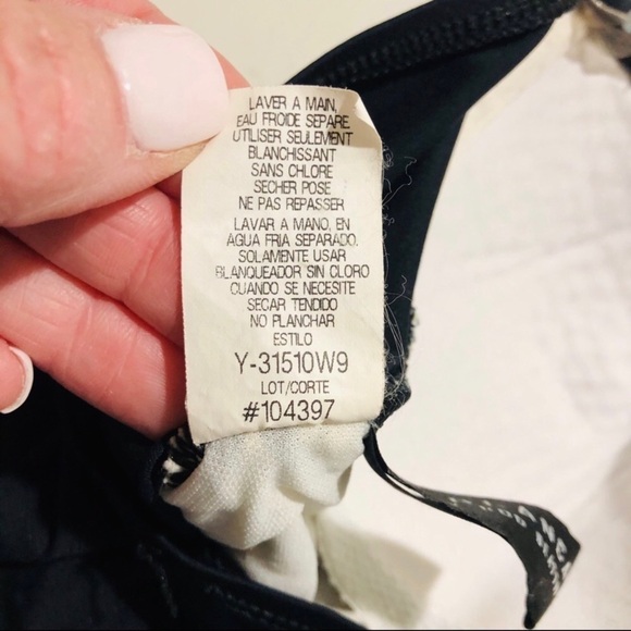 La Blanca Cheetah Print Bandeau One Piece Swimsuit Size 8 Beach Wear Swimwear - Picture 8 of 8